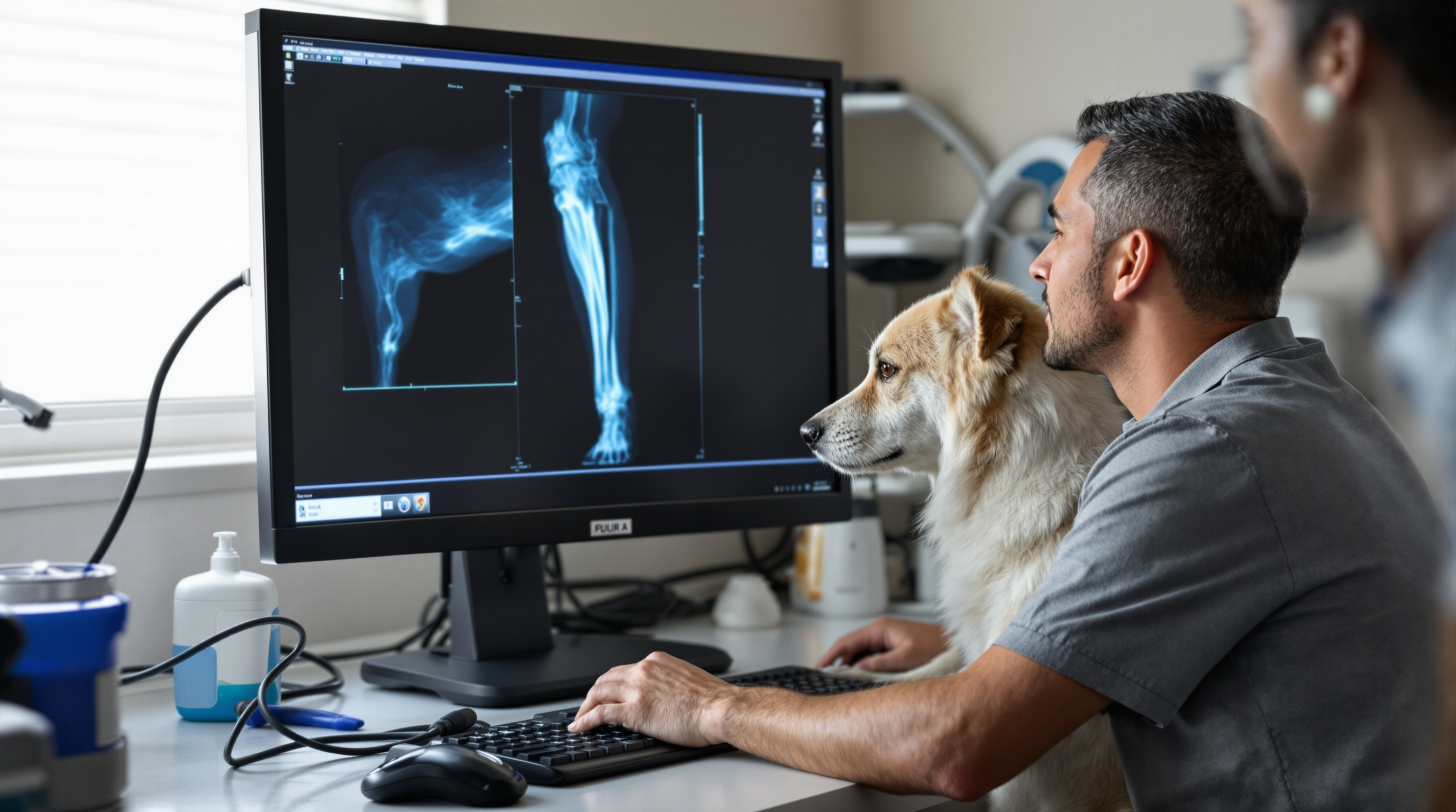 cross border pet healthcare illustration