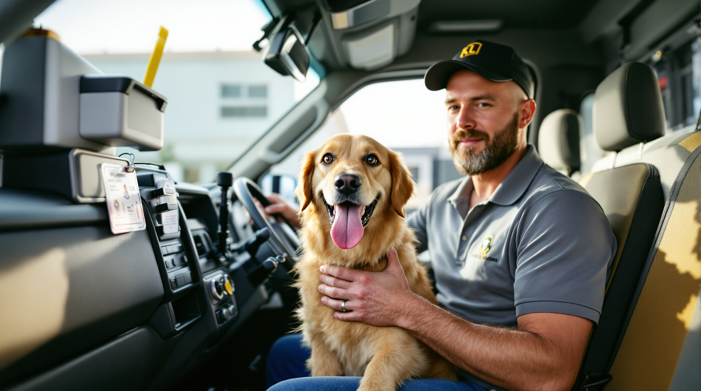 pet transportation san diego illustration